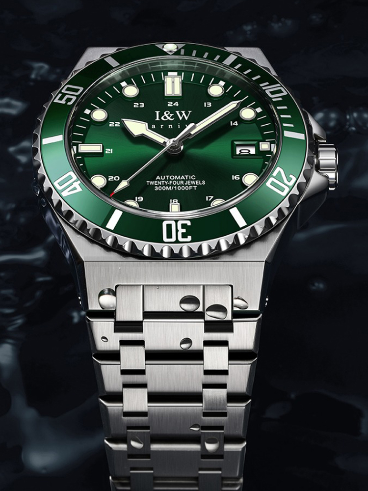 Diver Watch 300M - IW Luxury Brand Automatic Mechanical Sports