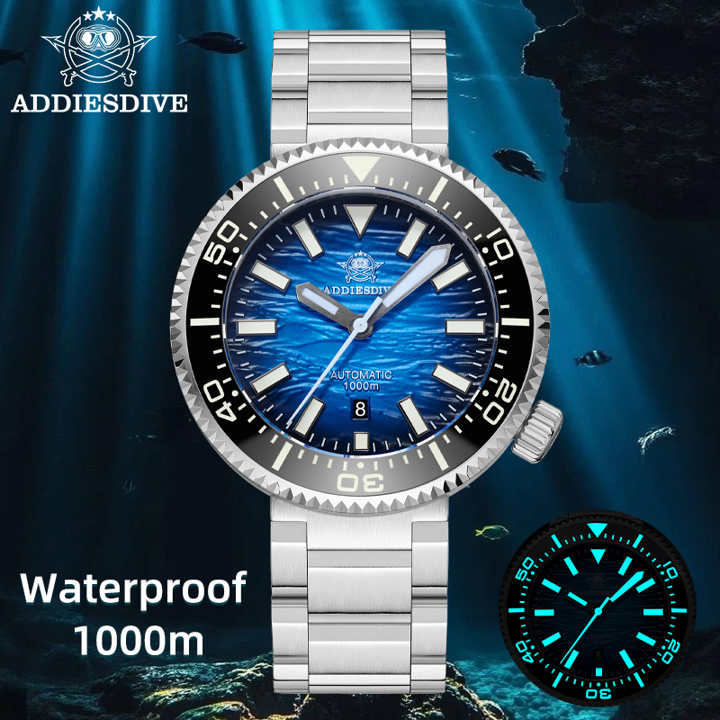 Diver Watch 300M - ADDIESDIVE New Men's Automatic Dive Watch