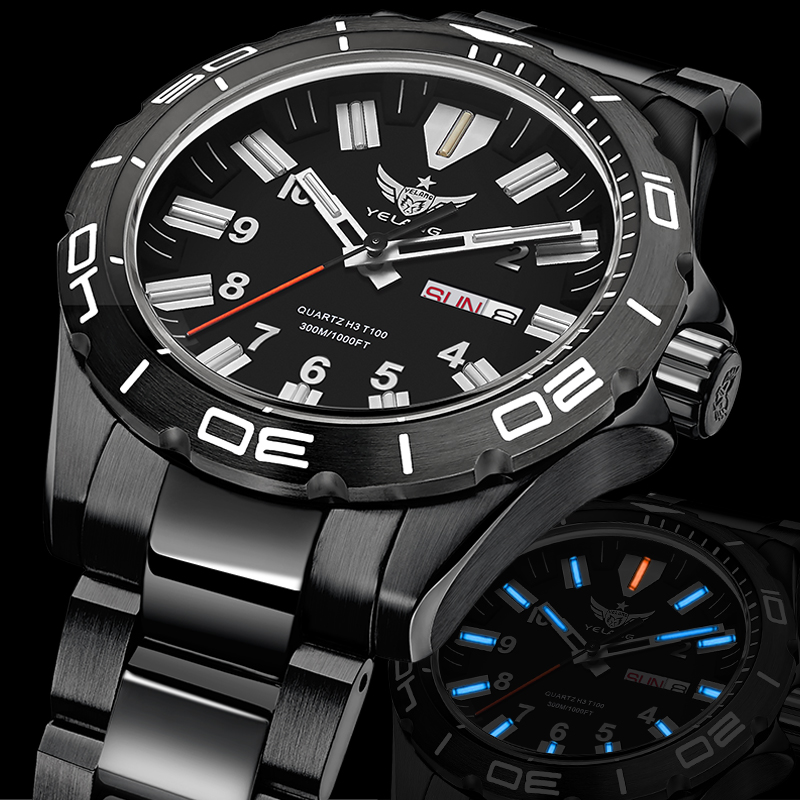 Diver Watch 300M - YELANG V1036 42MM Men Quartz Watch