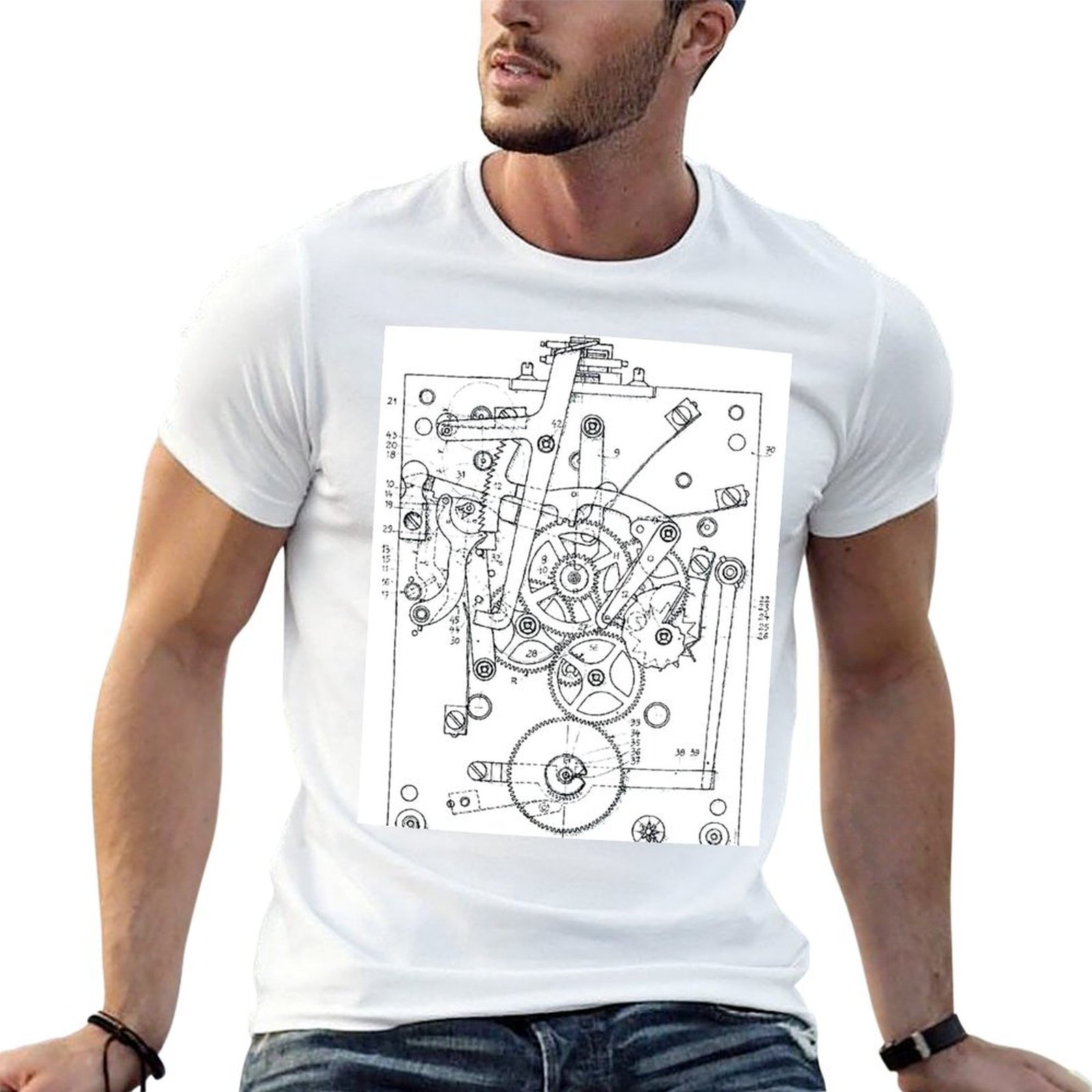 Luxury Watch China - Horology watch movement T-Shirt luxury designer