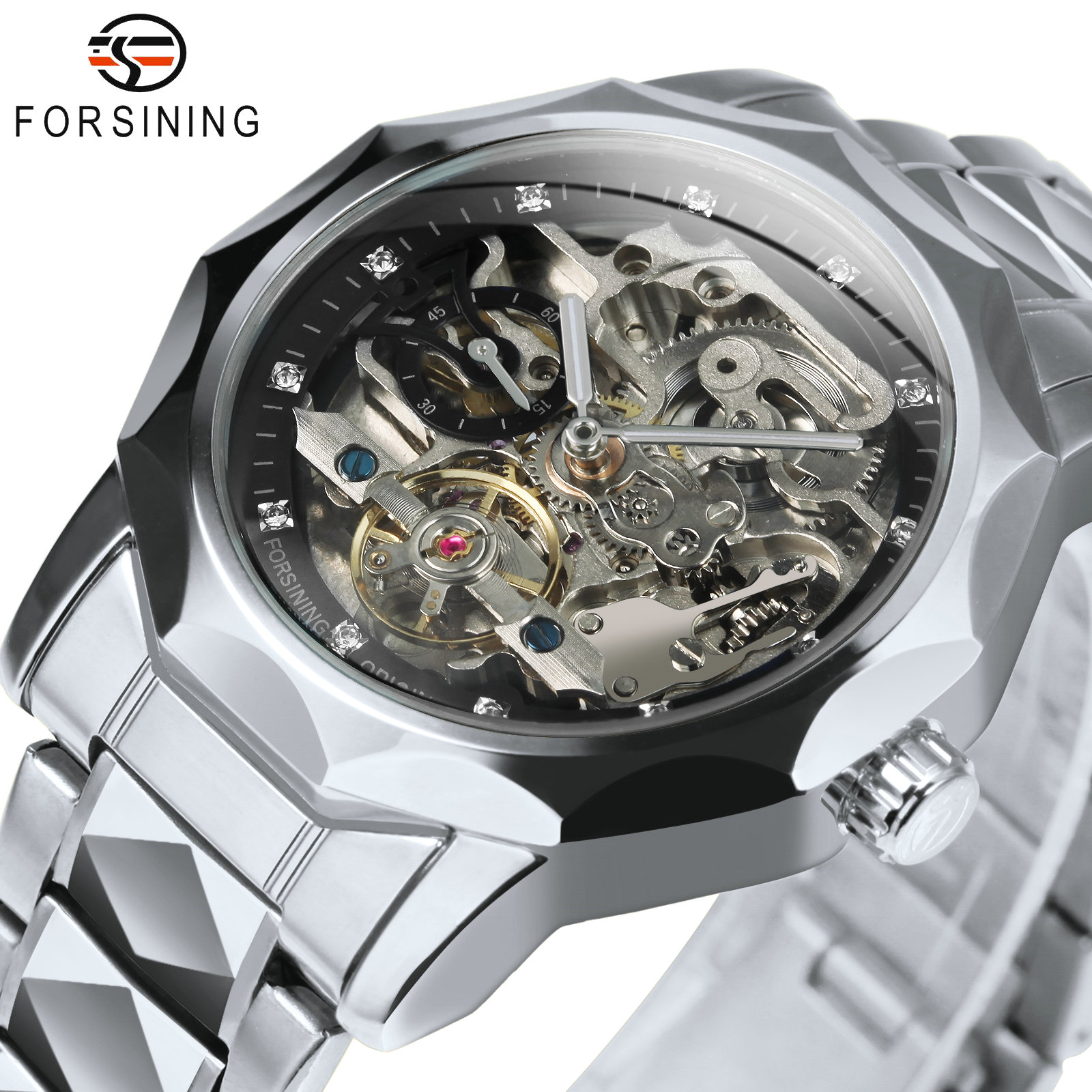 Automatic Pilot Watch - Forsining Fashion Tourbillon Mens Watches Top
