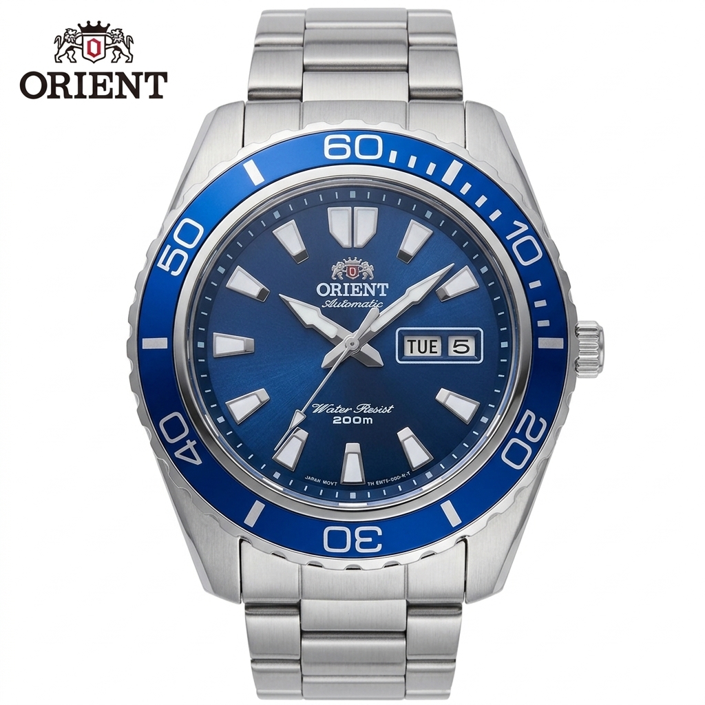 Automatic Pilot Watch - Orient Diver Mechanical Wristwatch for Men,
