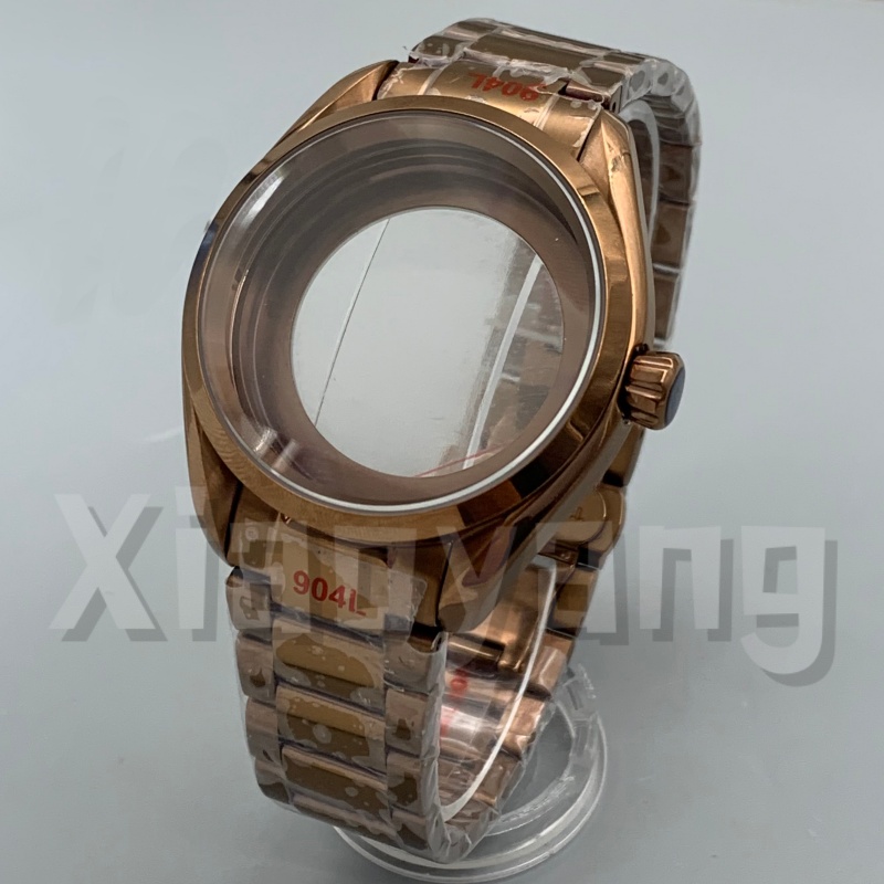 40MM NH35 Polish Bezel Rose Br - đánh giá và giá Bronze Case Watch