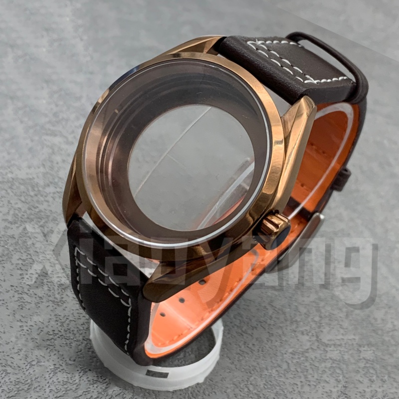 40MM NH35 Polish Bezel Rose Br - đánh giá và giá Bronze Case Watch