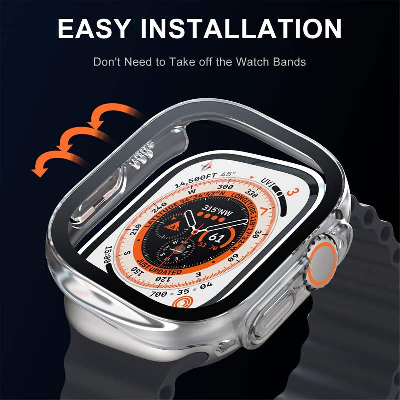 Glass+case For Apple Watch Ult - đánh giá và giá Luxury Watch Protection Film