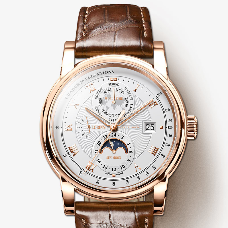 New LOBINNI Luxury Brand Seagu - đánh giá và giá Luxury Watch On Sale