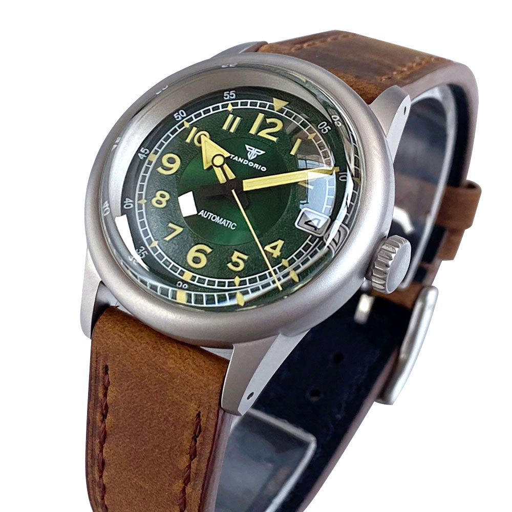 Custom New 36mm Double Domed S - đánh giá và giá Automatic Pilot Watch