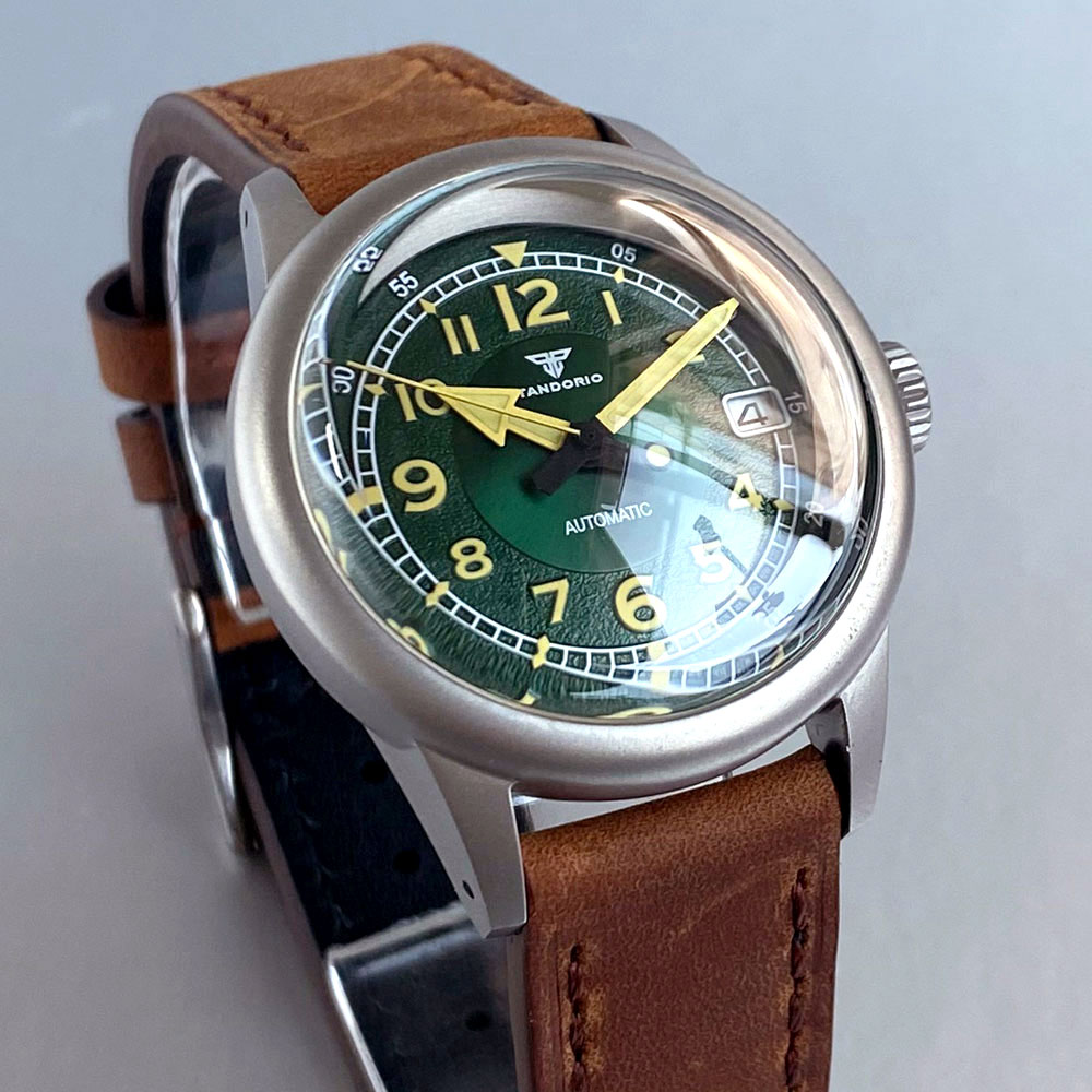 Custom New 36mm Double Domed S - đánh giá và giá Automatic Pilot Watch