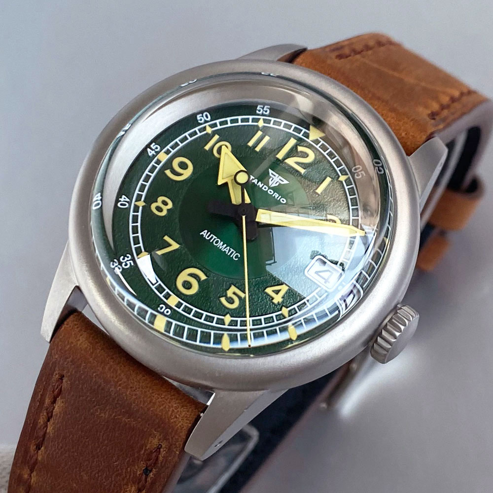 Custom New 36mm Double Domed S - đánh giá và giá Automatic Pilot Watch