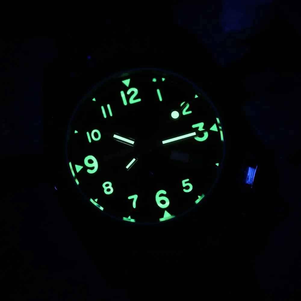 BODERRY Men Automatic Watch 40 - đánh giá và giá Bronze Case Watch