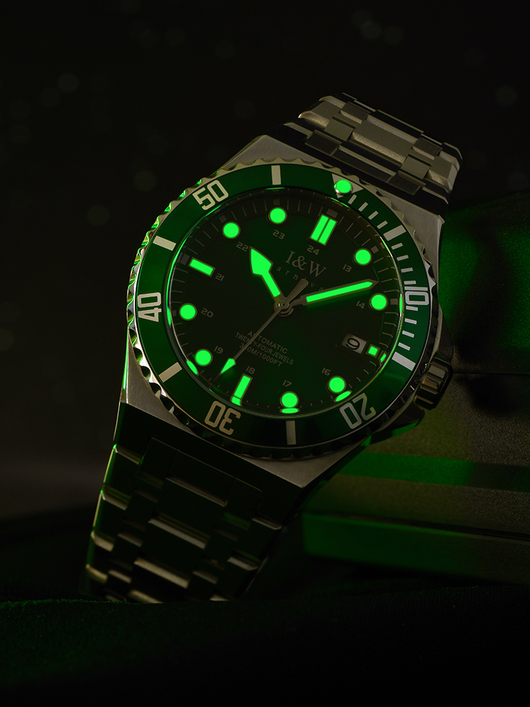 IW Luxury Brand Automatic Mech - đánh giá và giá Diver Watch 300M