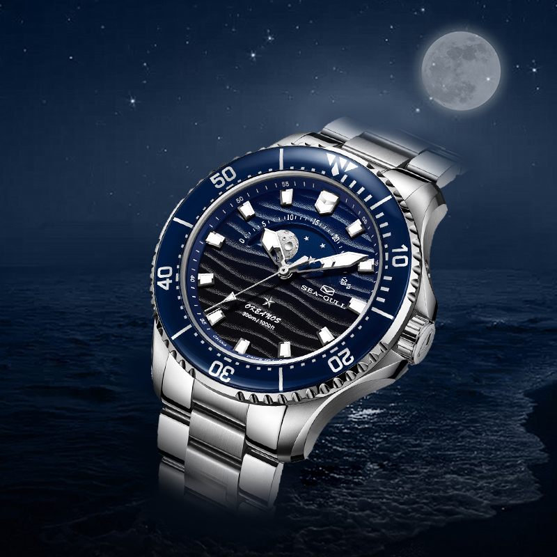 Seagull Ocean Series Men Divin - đánh giá và giá Guilloché Dial Watch