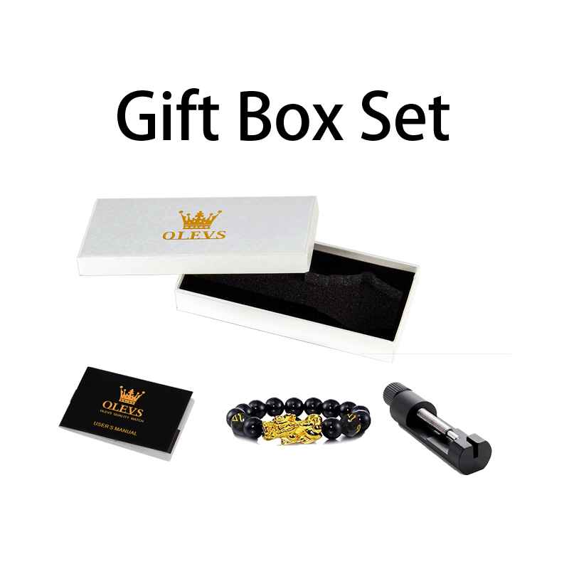 OLEVS luxury brand men's watch - đánh giá và giá Luxury Watch Box