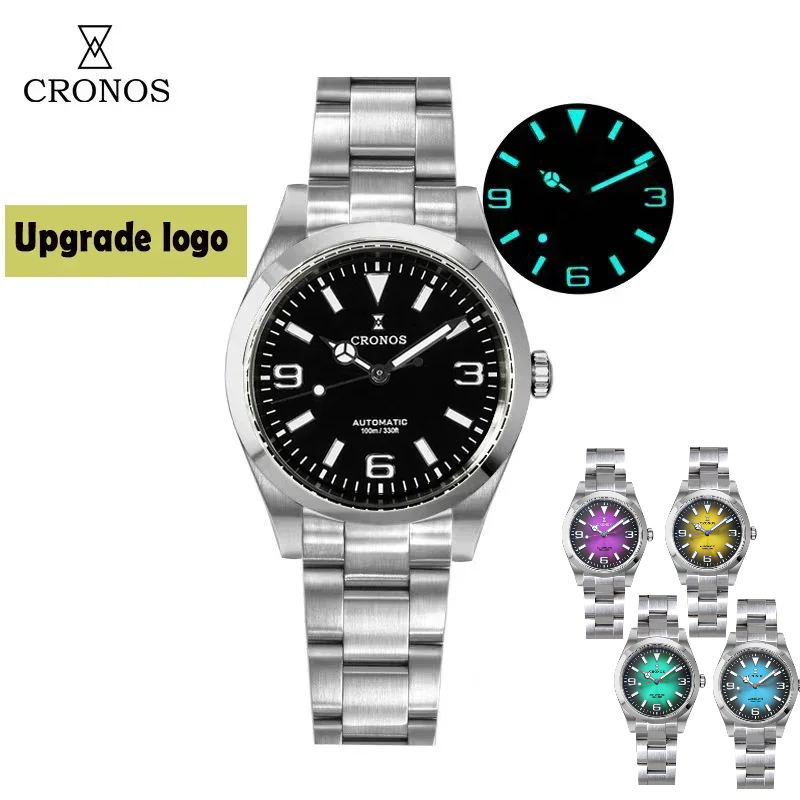 Cronos L6032 36mm Men Mechanic - đánh giá và giá Diver Watch 300M