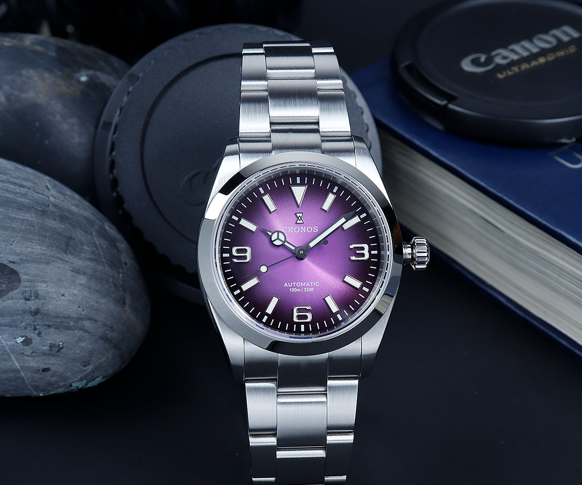 Cronos L6032 36mm Men Mechanic - đánh giá và giá Diver Watch 300M