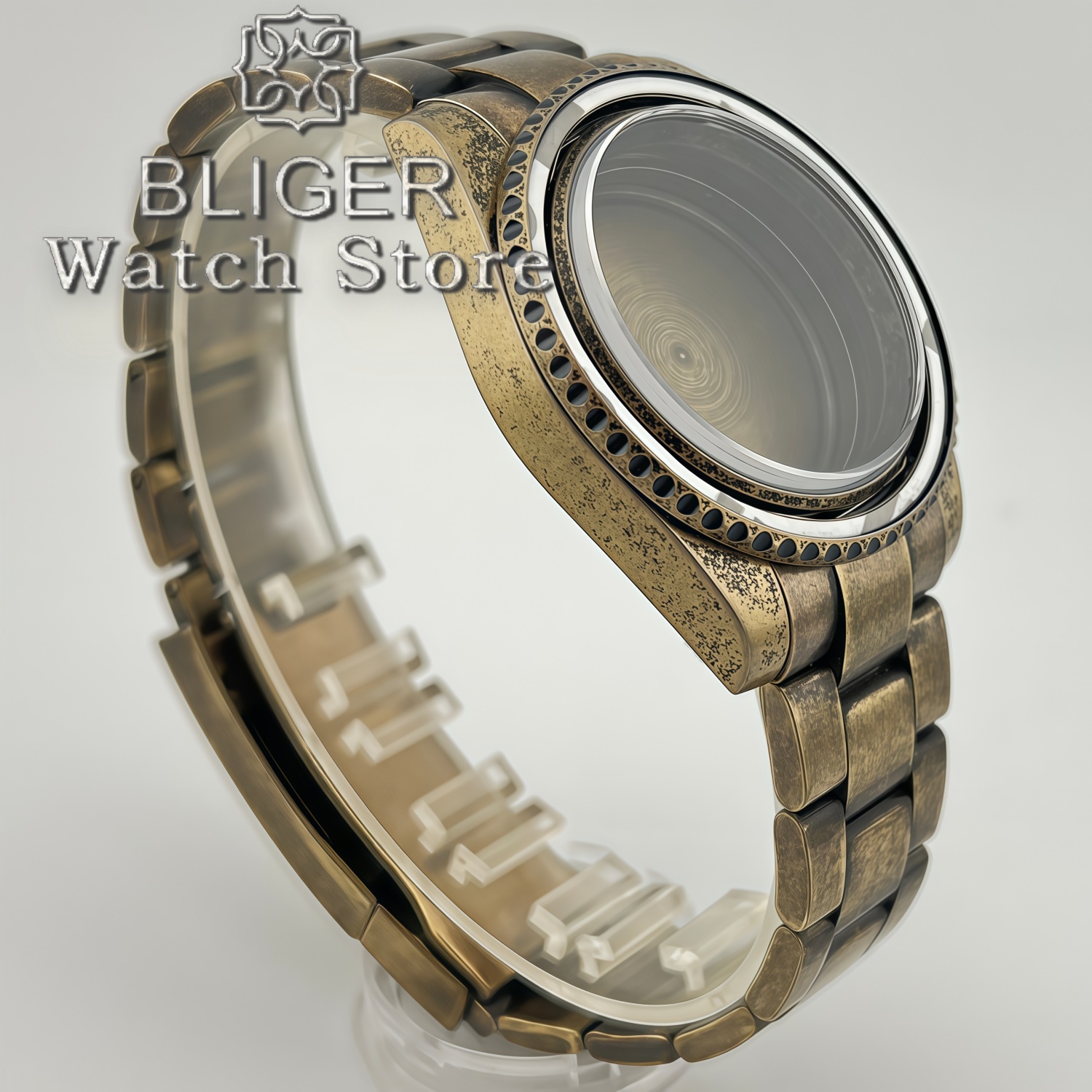 BLIGER 40MM Retro Sapphire Gla - đánh giá và giá Bronze Case Watch