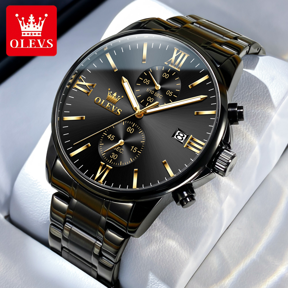 OLEVS 2886 Classic Black Quart - đánh giá và giá Zen Luxury Watch