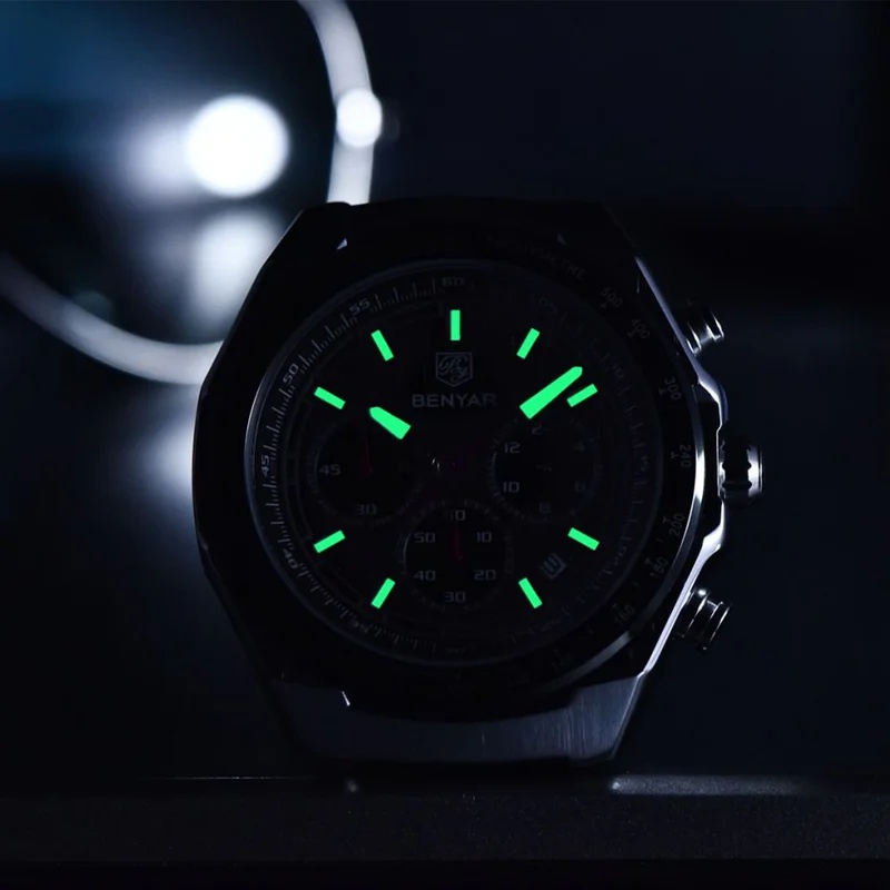 BENYAR Luxury Men's Watch Date - đánh giá và giá Luxury Watch Box