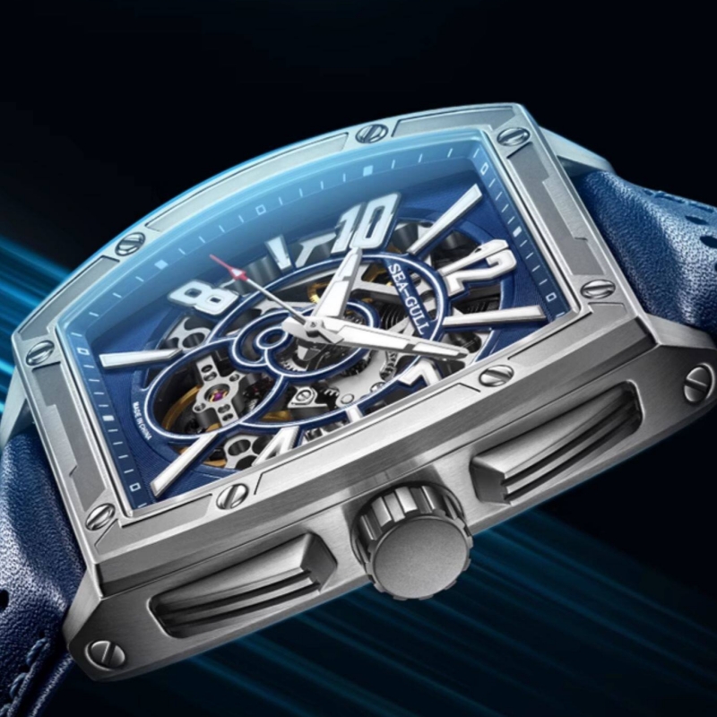 Seagull Men's Watches 42mm Aut - đánh giá và giá Guilloché Dial Watch