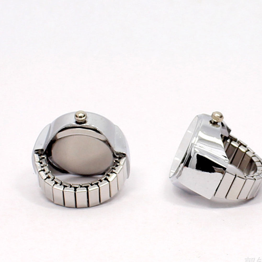 2Pcs Ring Watch for Women Men  - đánh giá và giá Luxury Watch White