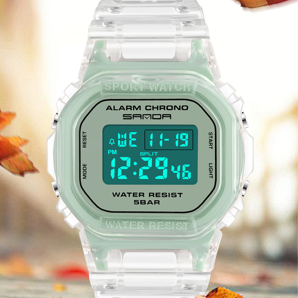 SANDA White Fashion Sport Watc - đánh giá và giá Luxury Watch White