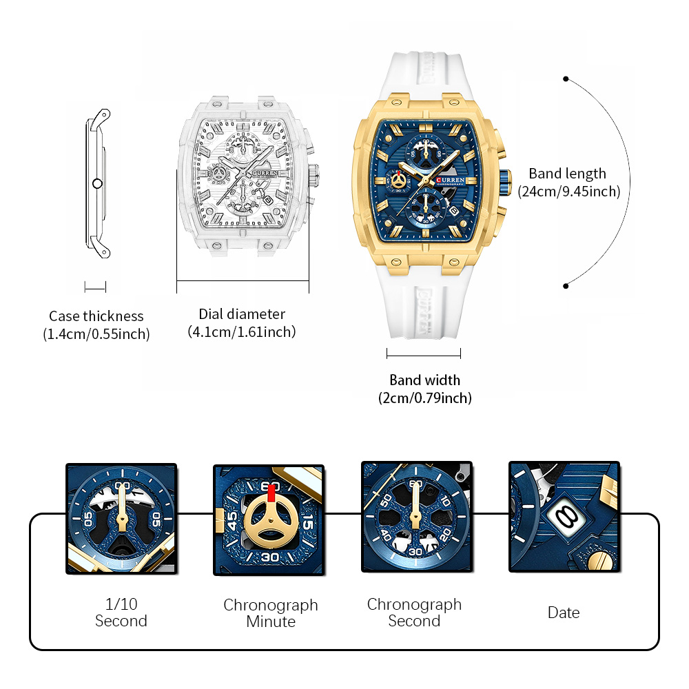CURREN Luxury Vintage Watch fo - đánh giá và giá Luxury Watch Japan
