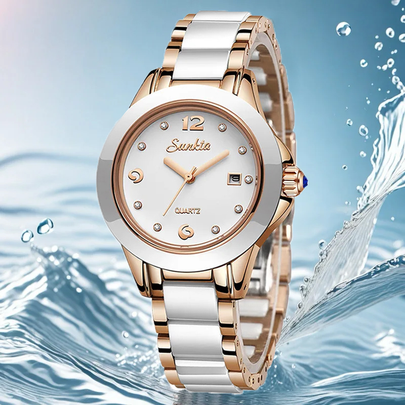Sunkta Fashion Casual Quartz W - đánh giá và giá Luxury Watch For Women
