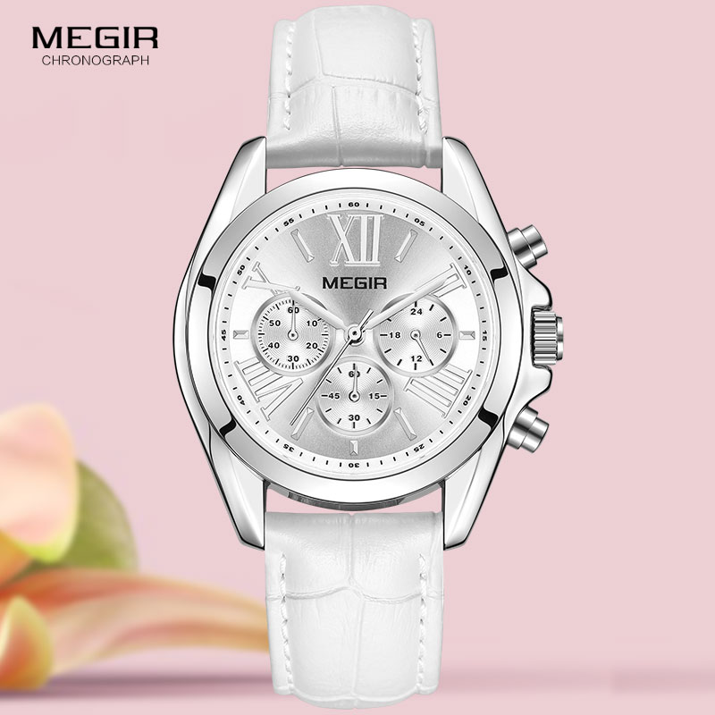MEGIR2019 Mới Sang Trọng Dây D - đánh giá và giá Luxury Watch White
