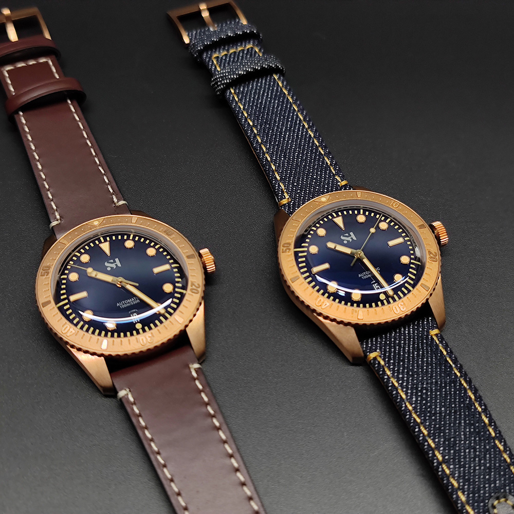 42mm Bronze Mens Watch Mechani - đánh giá và giá Bronze Case Watch