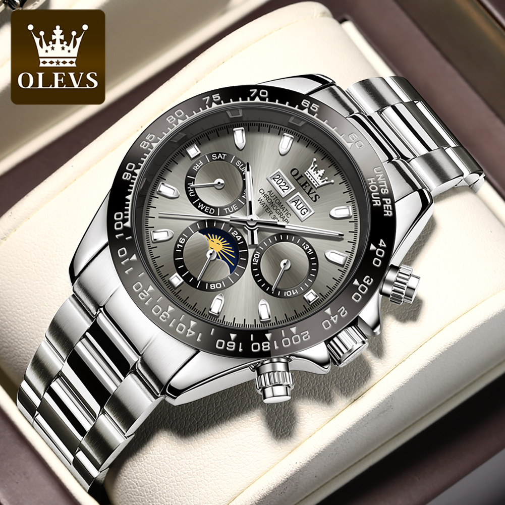 OLEVS Cao Cấp Đồng Hồ Nam Chro - đánh giá và giá Luxury Watch On Sale