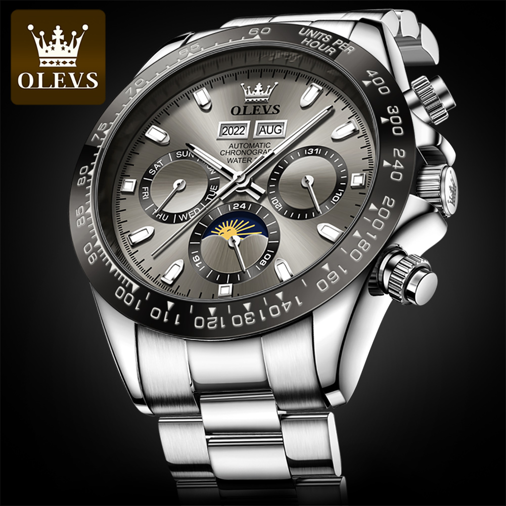 OLEVS Cao Cấp Đồng Hồ Nam Chro - đánh giá và giá Luxury Watch On Sale