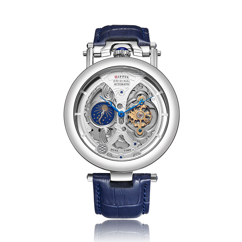 DIFFUL Luxury Big Skeleton Dia - đánh giá và giá Automatic Pilot Watch