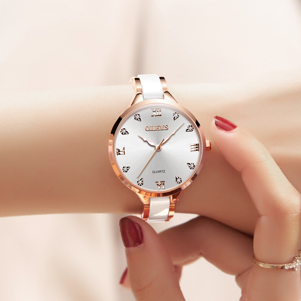 OLEVS Gốm Đầm Nữ Đồng Hồ Cao C - đánh giá và giá Luxury Watch Japan