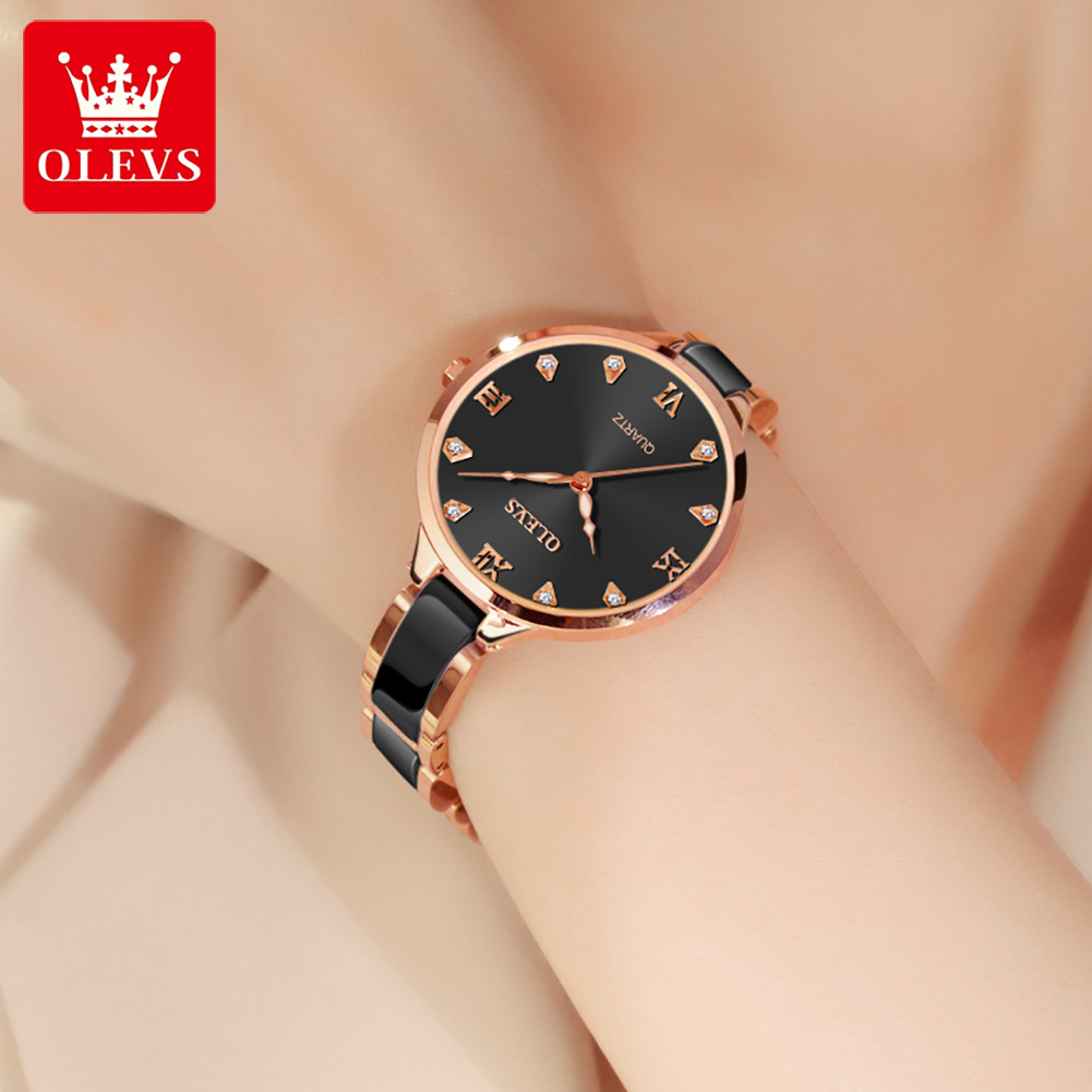OLEVS Gốm Đầm Nữ Đồng Hồ Cao C - đánh giá và giá Luxury Watch Japan