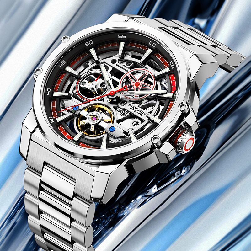 ABORNI 9039 Unique Design Skel - đánh giá và giá Automatic Pilot Watch