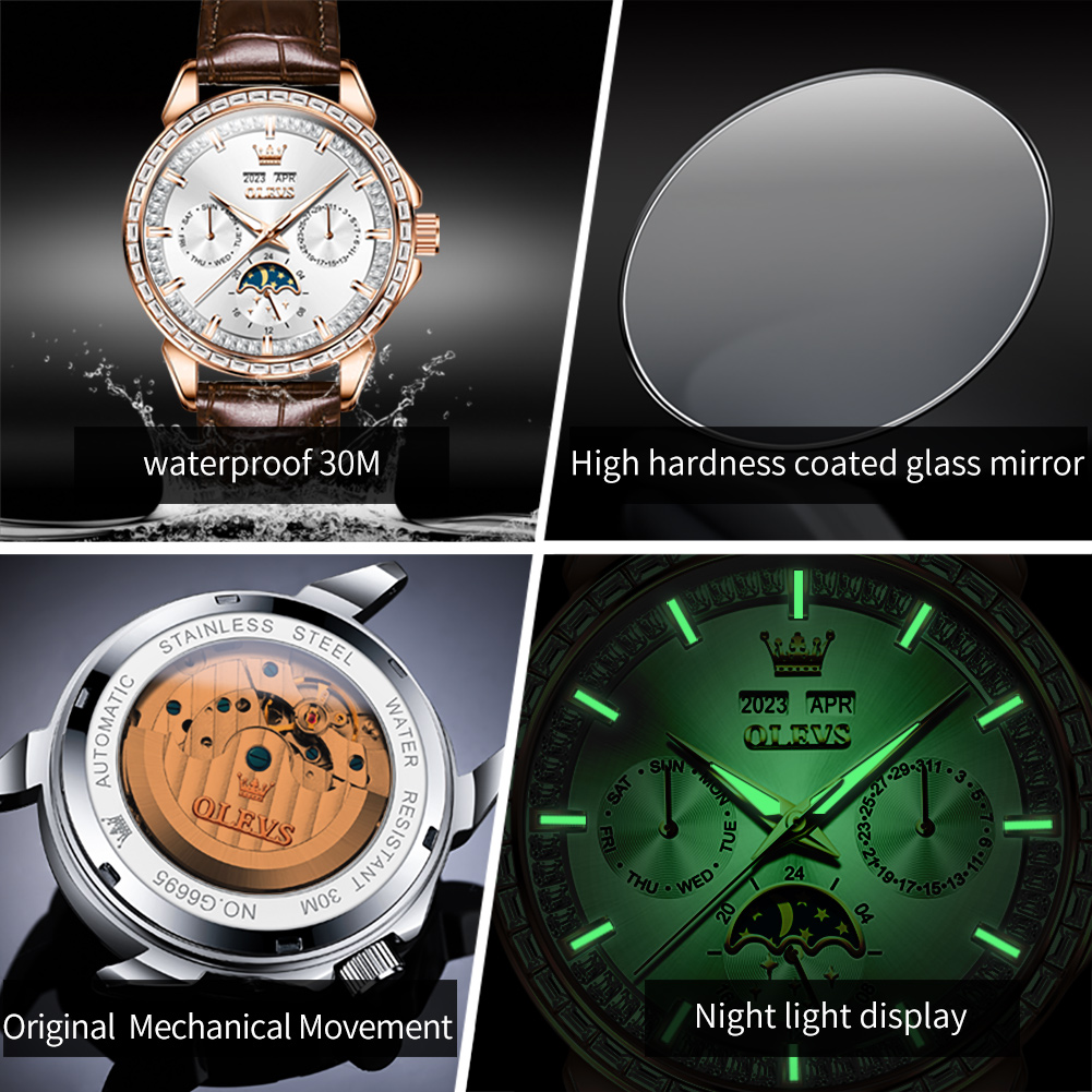 OLEVS Brand New Business Men M - đánh giá và giá Luxury Watch On Sale