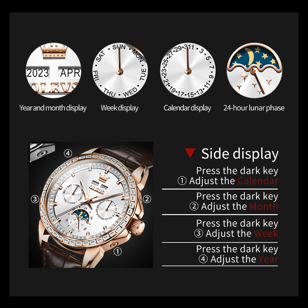 OLEVS Brand New Business Men M - đánh giá và giá Luxury Watch On Sale