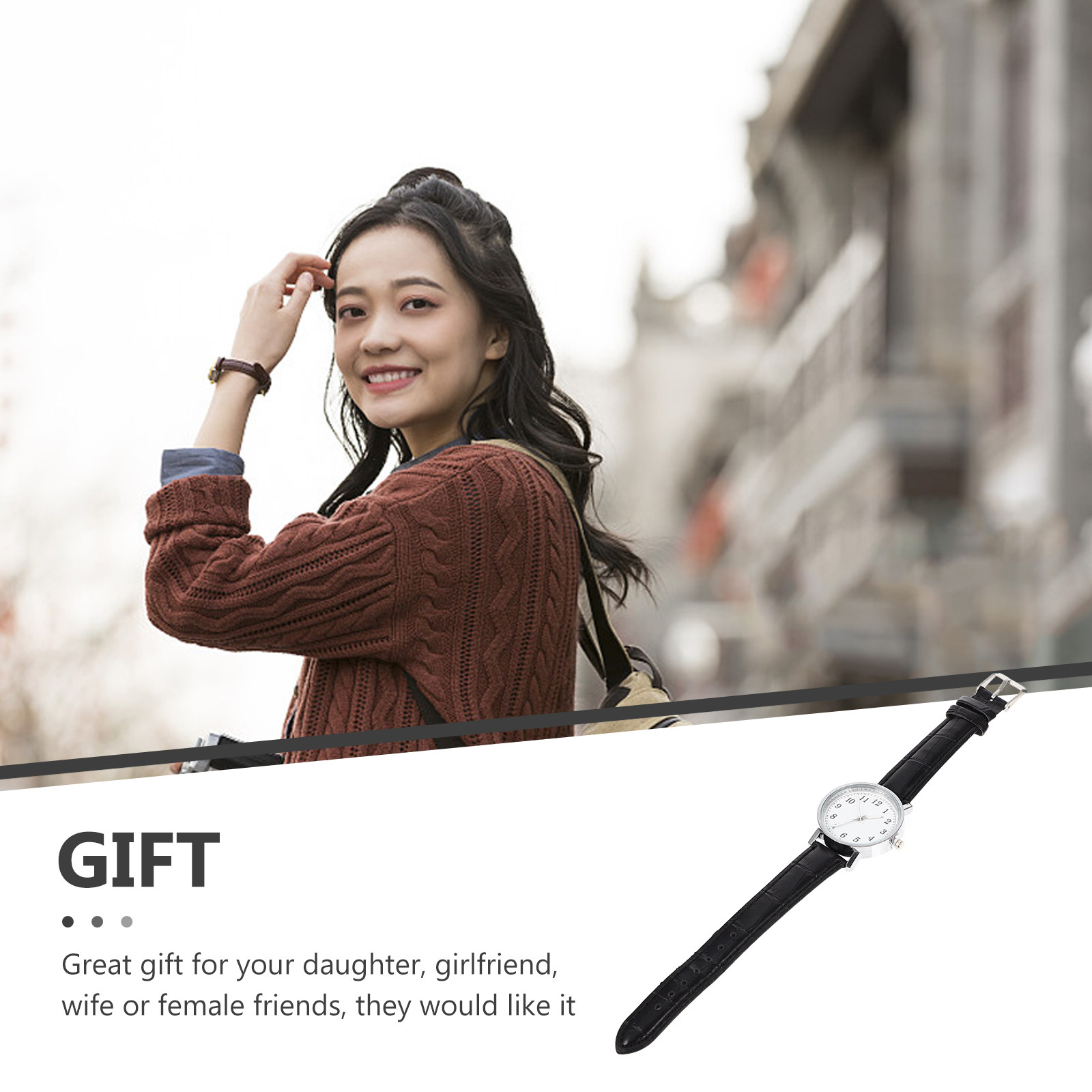 Fashionable Women Quartz Watch - đánh giá và giá Luxury Watch White