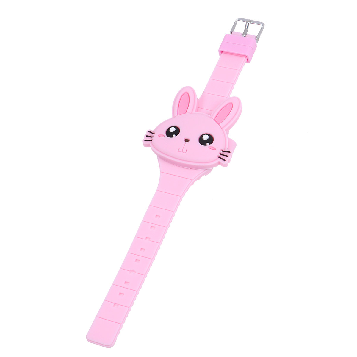 Silicone LED Cartoon Rabbit Wa - đánh giá và giá Luxury Watch White