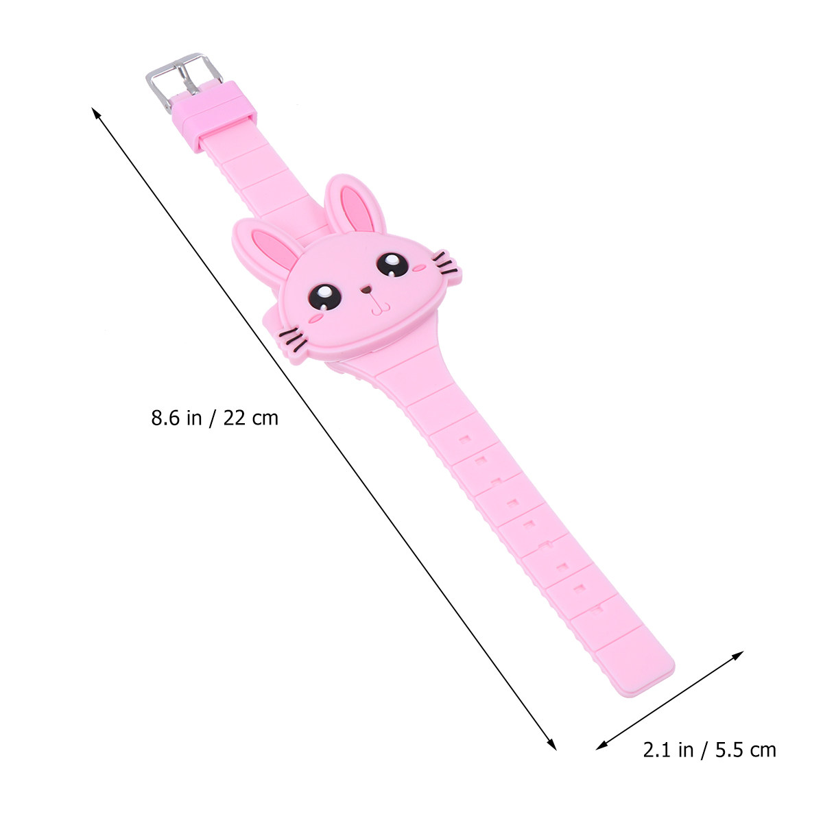 Silicone LED Cartoon Rabbit Wa - đánh giá và giá Luxury Watch White