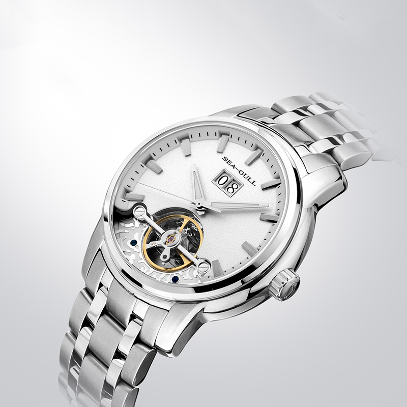 Seagull Flywheel Series Men's  - đánh giá và giá Guilloché Dial Watch
