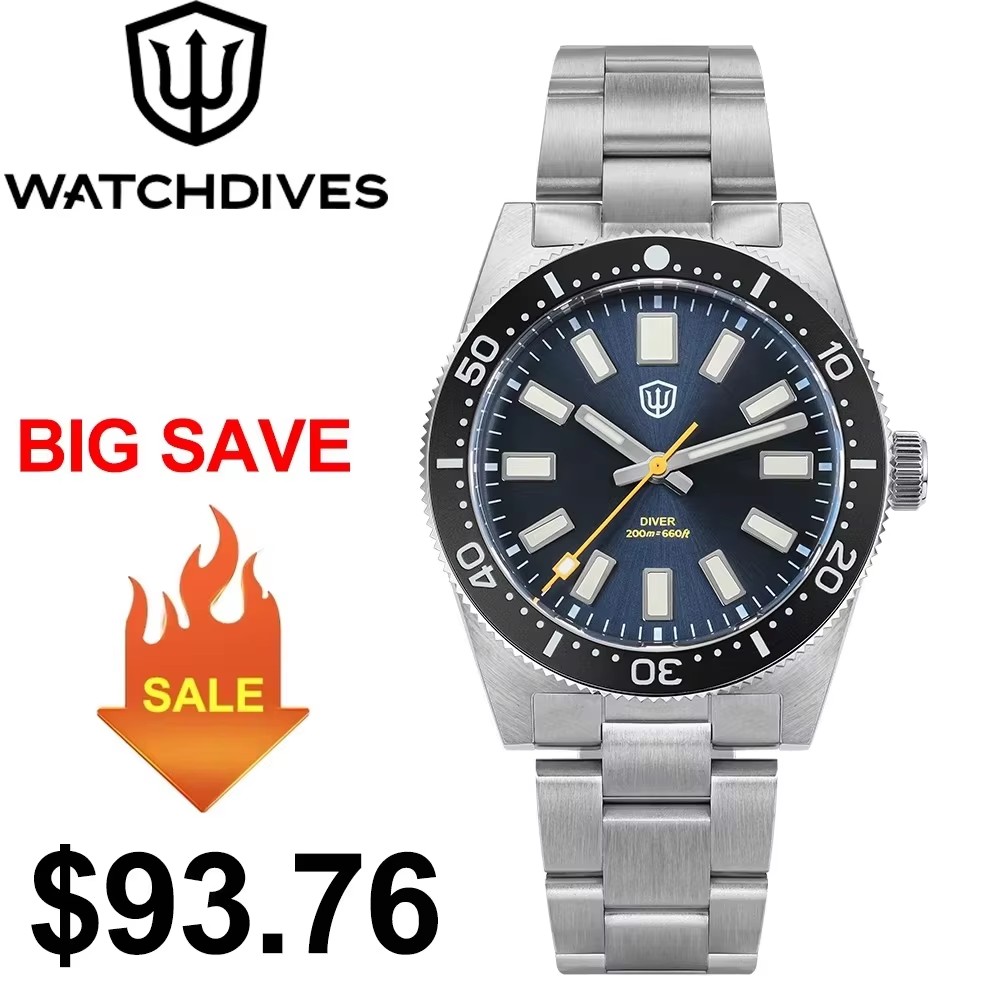 Watchdives WD1965 V2 Watch 38m - đánh giá và giá Guilloché Dial Watch
