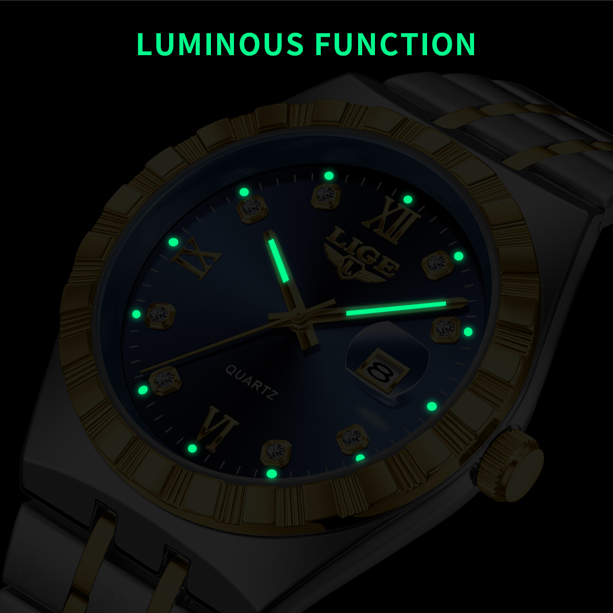 LIGE Business Men Watches Top  - đánh giá và giá Luxury Watch Box