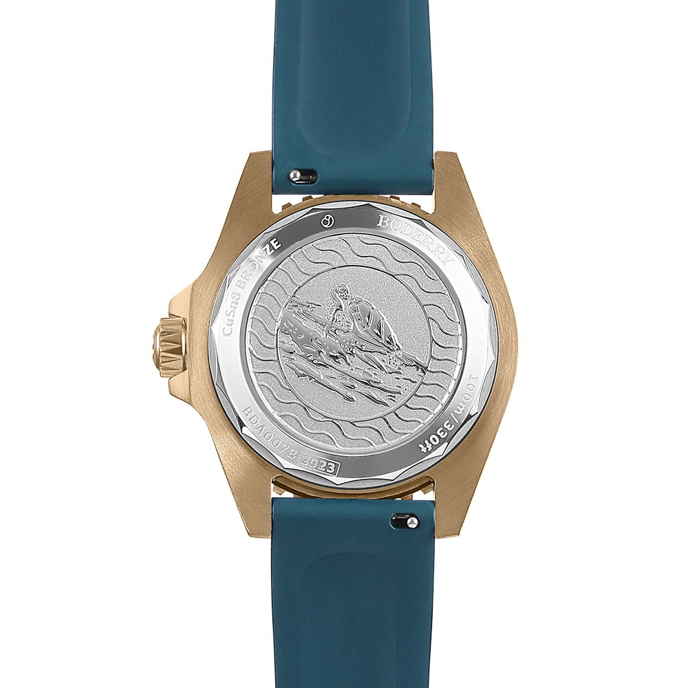 Boderry Bronze Watch Seaturtle - đánh giá và giá Bronze Case Watch