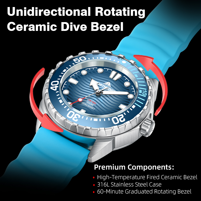 NORTH EDGE 2025 New TRITON Sol - đánh giá và giá Luxury Watch Japan