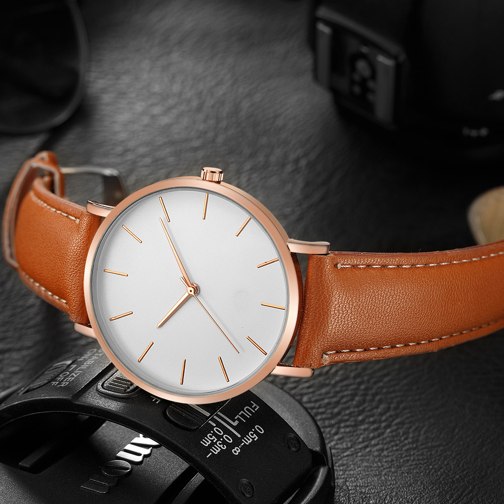 Simple Style Analog Quartz Men - đánh giá và giá Zen Luxury Watch
