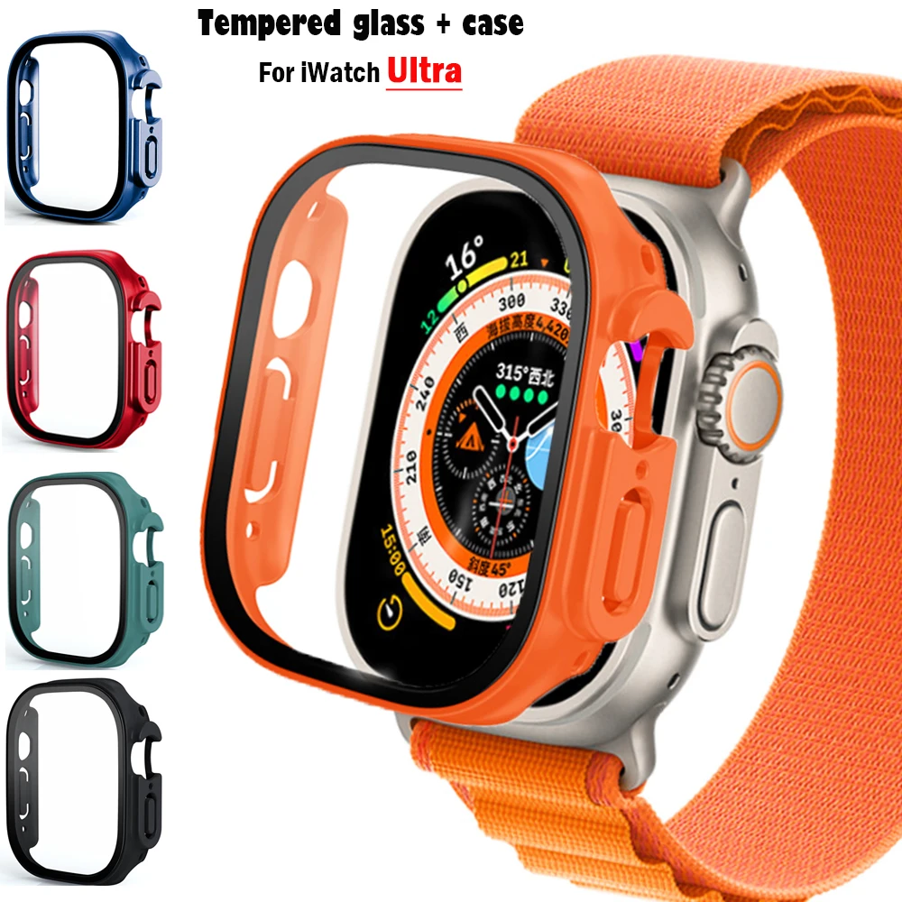 Glass+case For Apple Watch Ult - đánh giá và giá Luxury Watch Protection Film