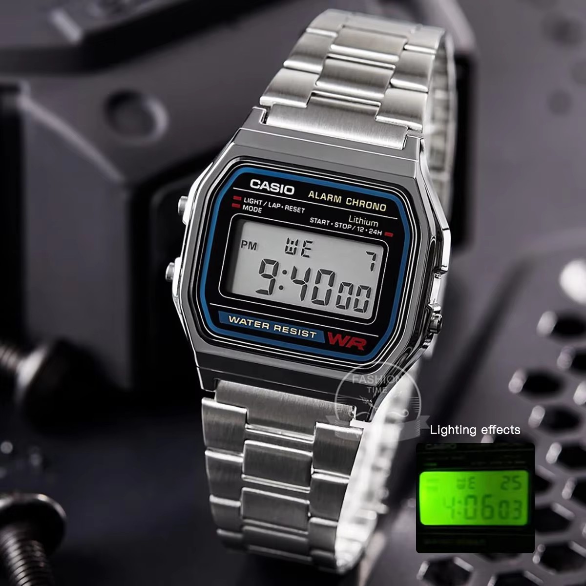 Casio Watch Silver Watch Men S - đánh giá và giá Luxury Watch Casio