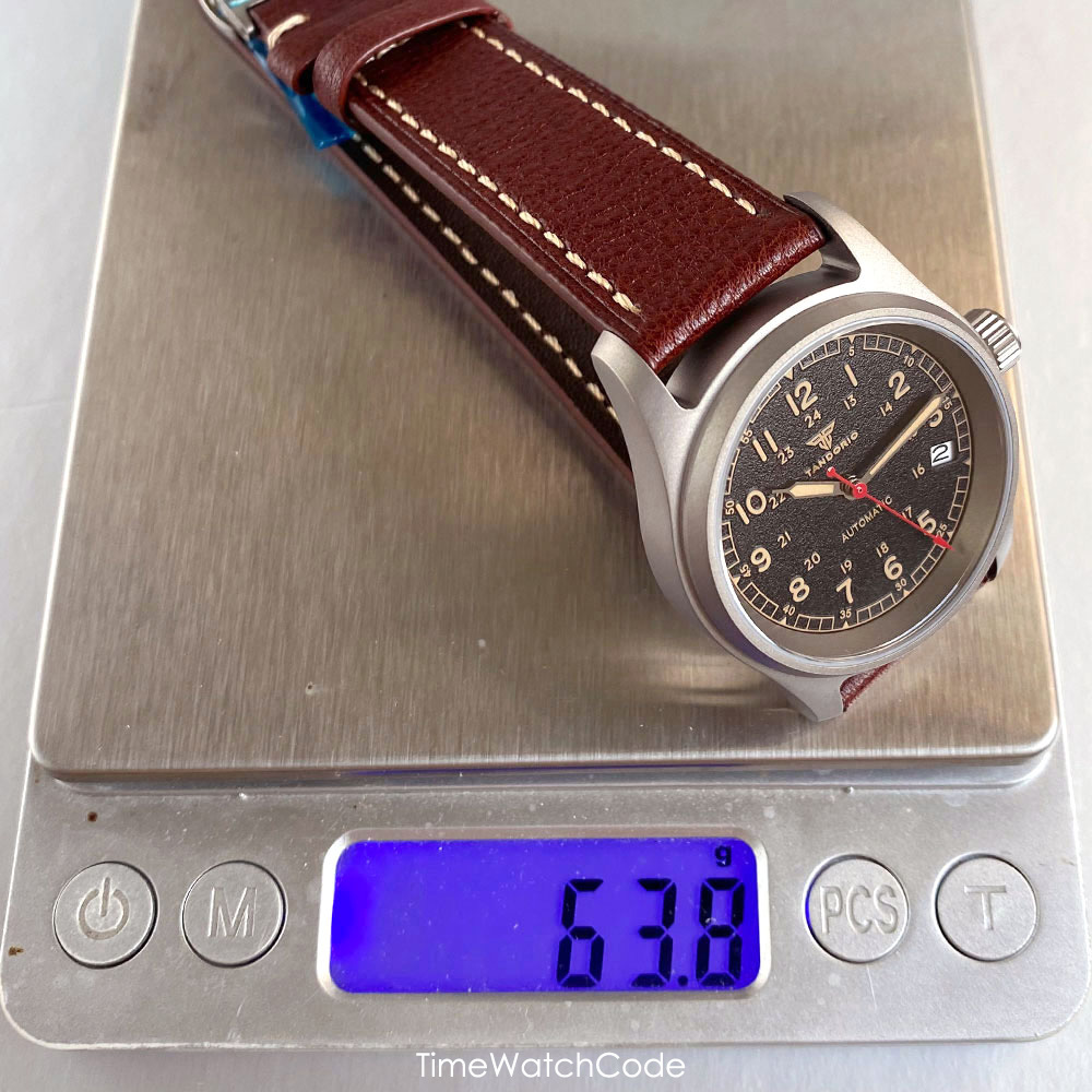 Customized Watch Titanium NH35 - đánh giá và giá Automatic Pilot Watch
