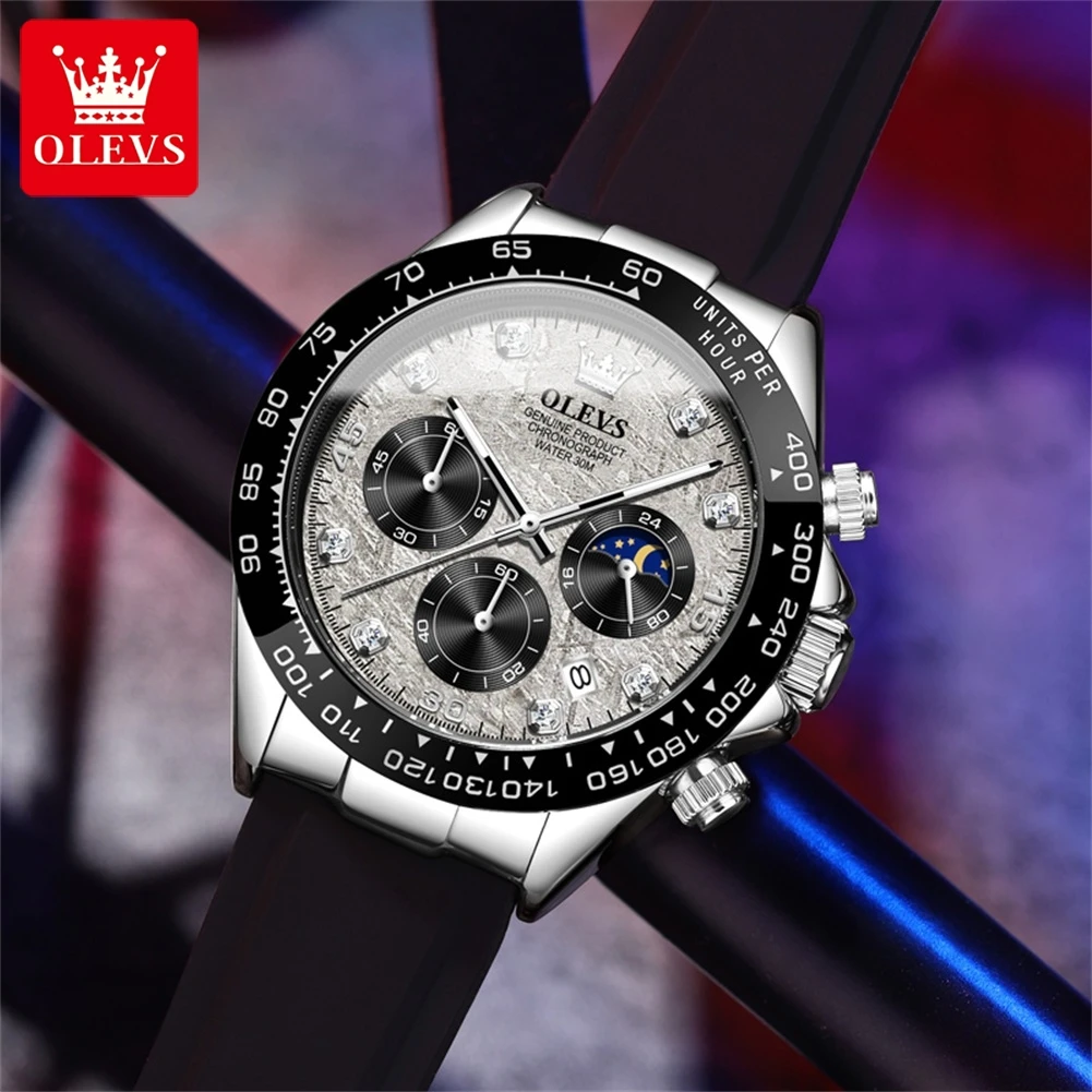 OLEVS 2875 Men's Watches Chron - đánh giá và giá Zen Luxury Watch